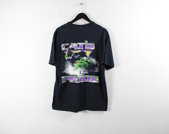 Camiseta de carreras de motos de nieve Arctic Cat: ropa de invierno retro vintage de los años 90, costura simple, camiseta con gráficos poco comunes