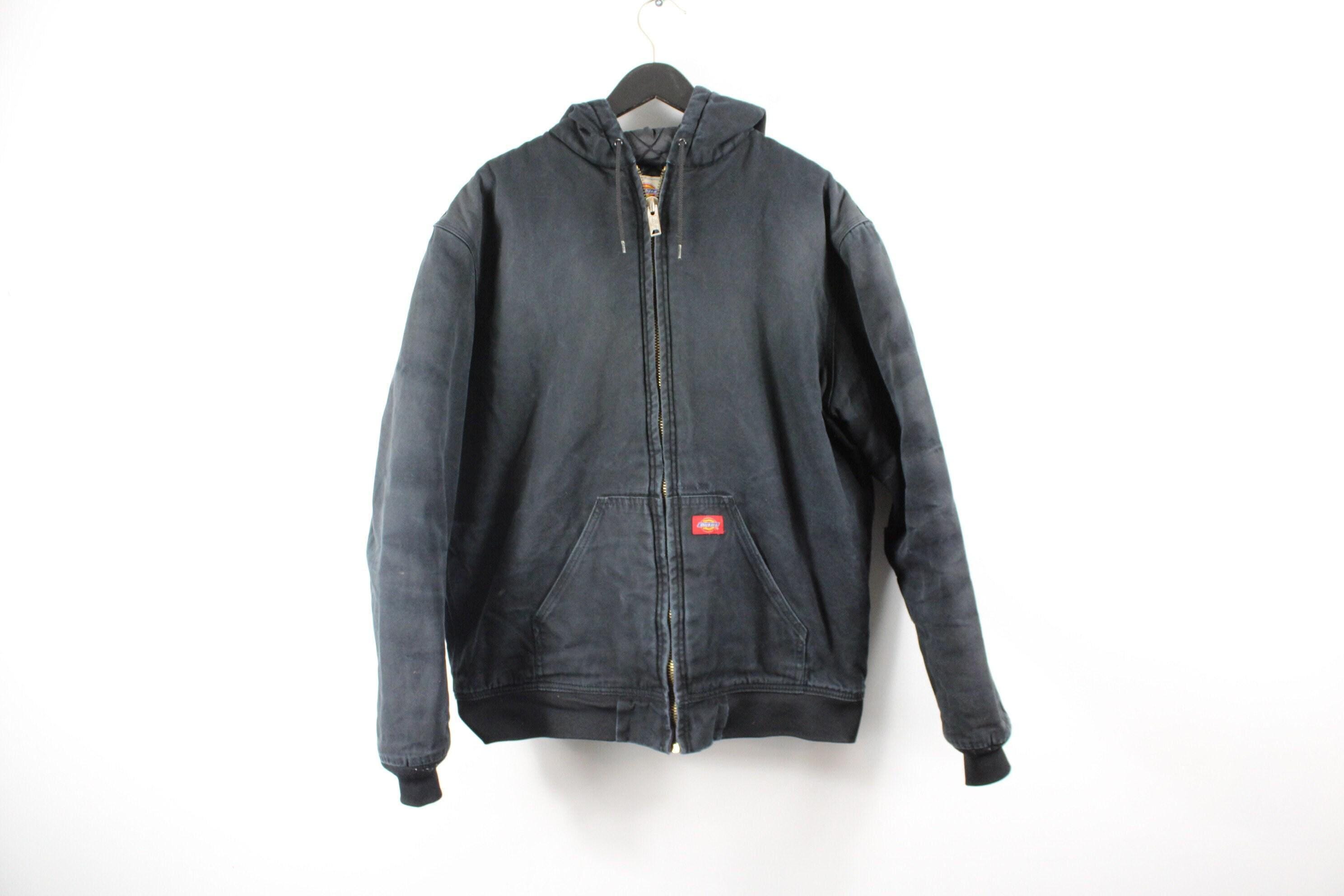 Jaqueta Vintage Dickies Workwear | Casaco Industrial Retro Masculino | Tamanho XL | Jaqueta de Trabalho Clássica