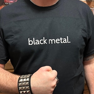 black metal genre- Minimalist T-Shirt