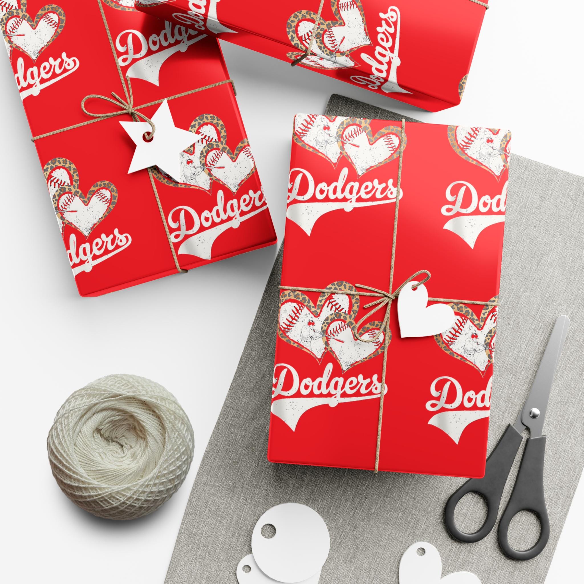 Los Angeles Dodgers Wrapping Paper - Etsy
