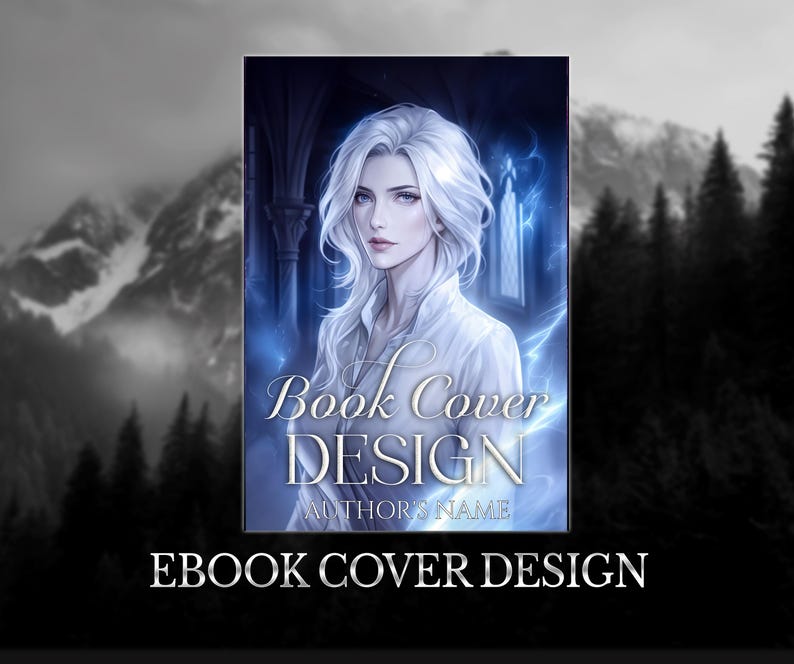 Editable Dark Fantasy Book Cover Template, Premade Novel Design ...