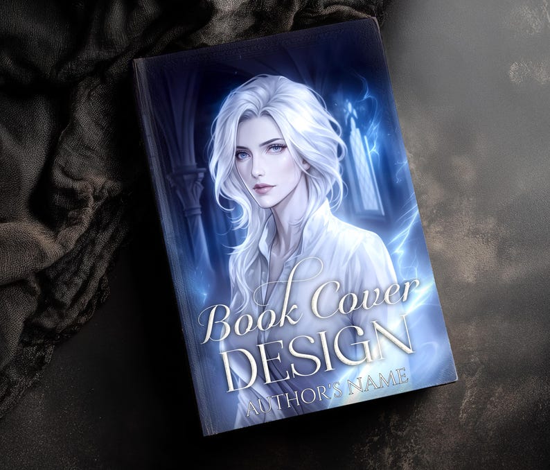 Editable Dark Fantasy Book Cover Template, Premade Novel Design ...