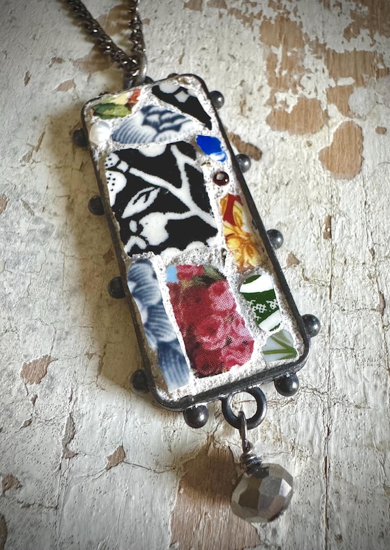 Art To Wear Miniature Mosaic Art Necklace