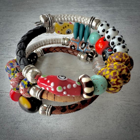 Eclectic Wrap Bangle-Multi-Color One