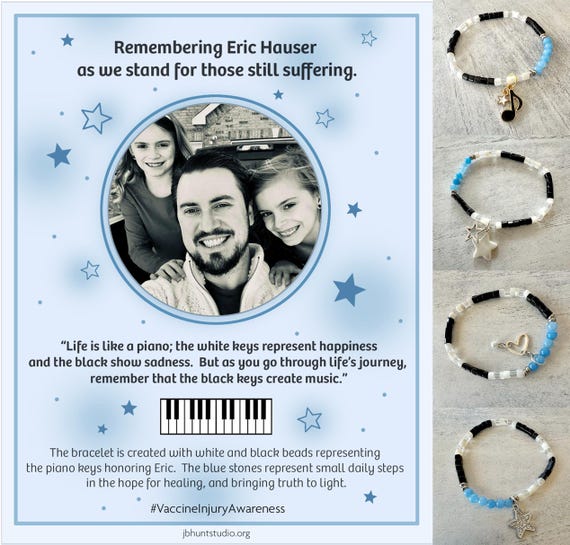 Eric Hauser Remembrance bracelet
