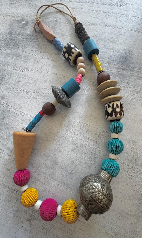 Boho Chunky Statement Necklace