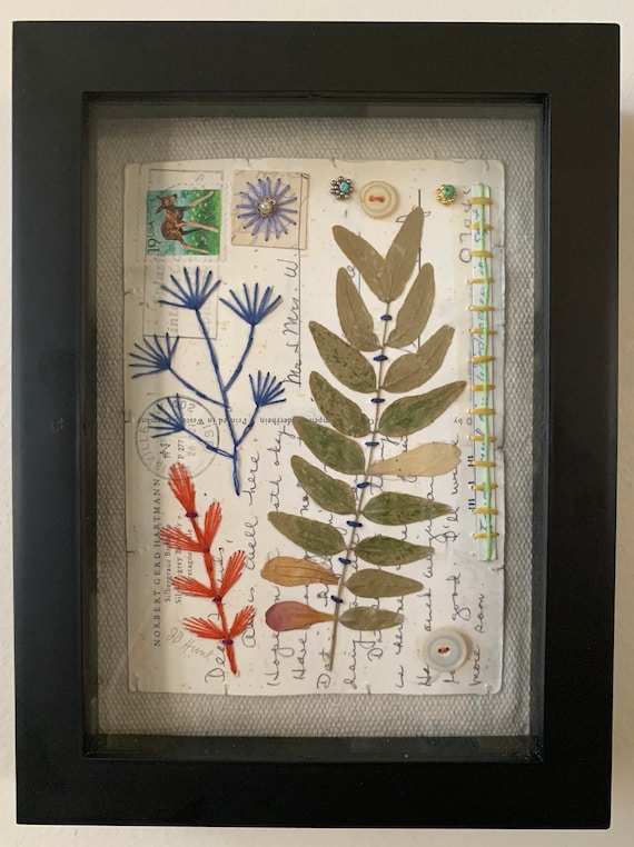 Vintage Postcard Fine Art Collage
