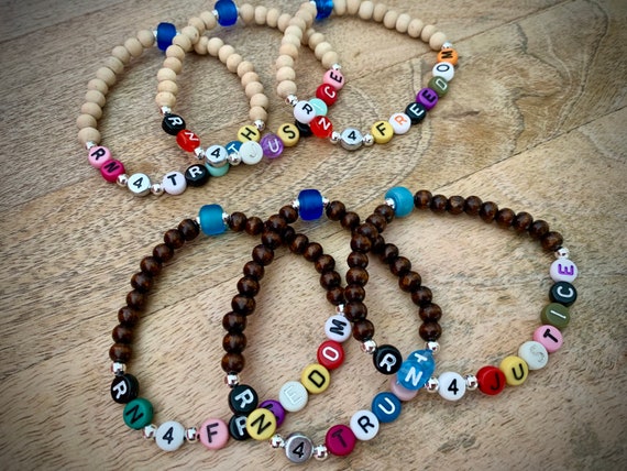 Positive Message RN word Bracelets for Nurses!