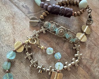 Rustic Ornamental Bracelet Stack