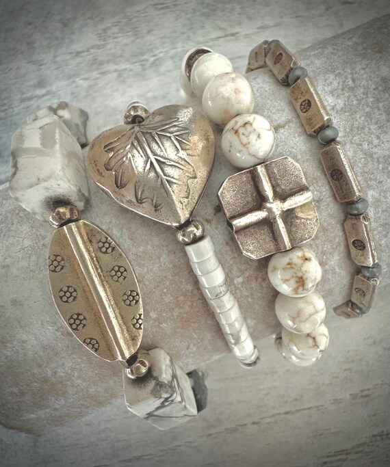Winter White Bracelet Stackers