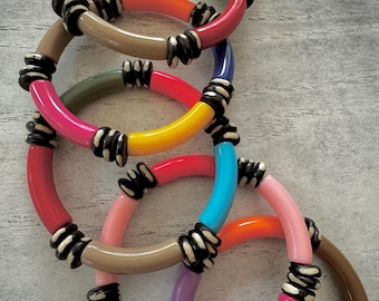 Playful Color Pop Novelty Bangle