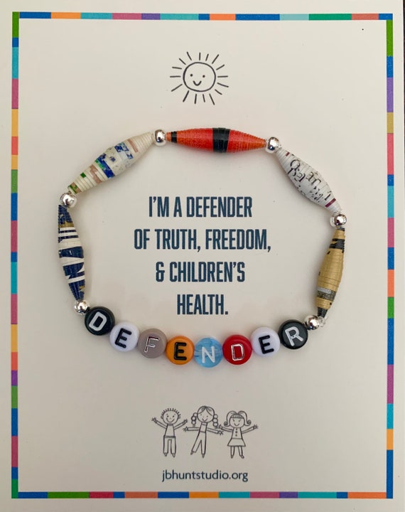 Defender Letter Bracelet