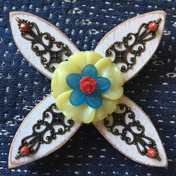 Assemblage Coat Brooch