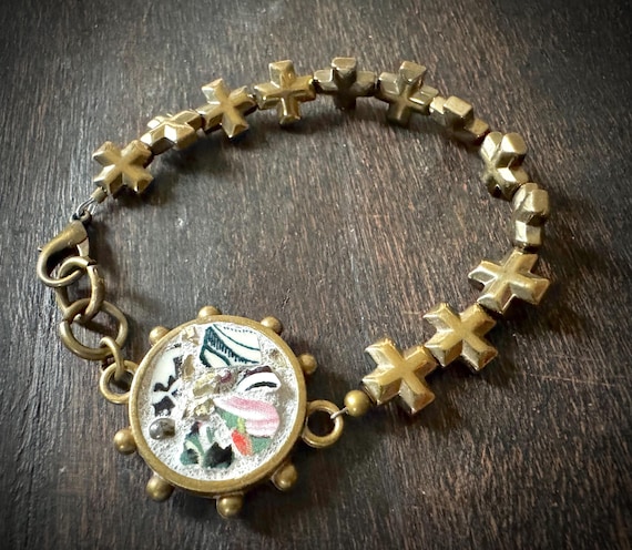 Art To Wear Miniature Mosaic Art Bracelet
