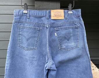 90s Levis Silvertab Mens 32x30 Distressed Baggy Wide Leg Corduroy