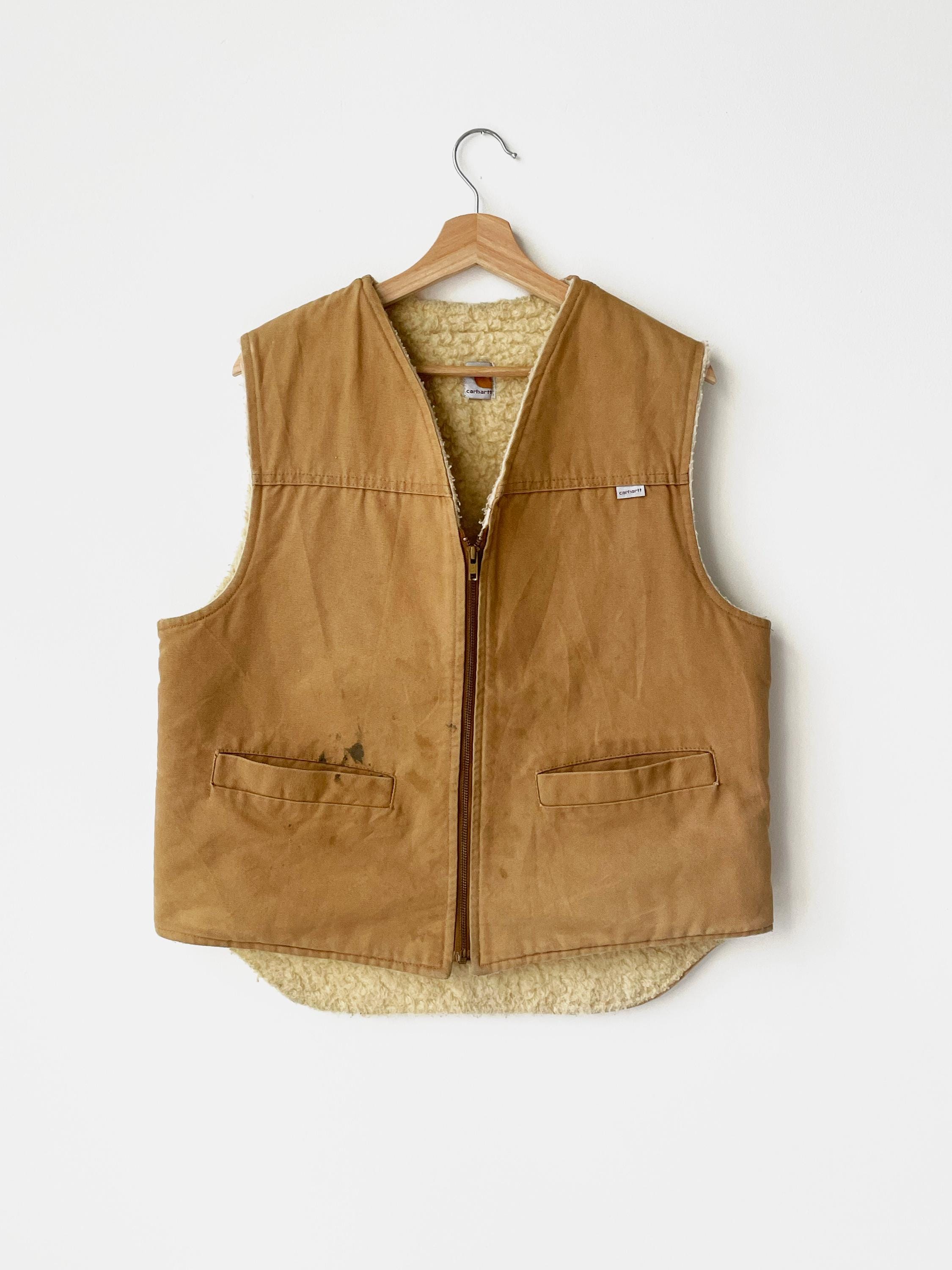 80〜90s Carhartt vest Vintage 90s Carhartt Workwear Vest M