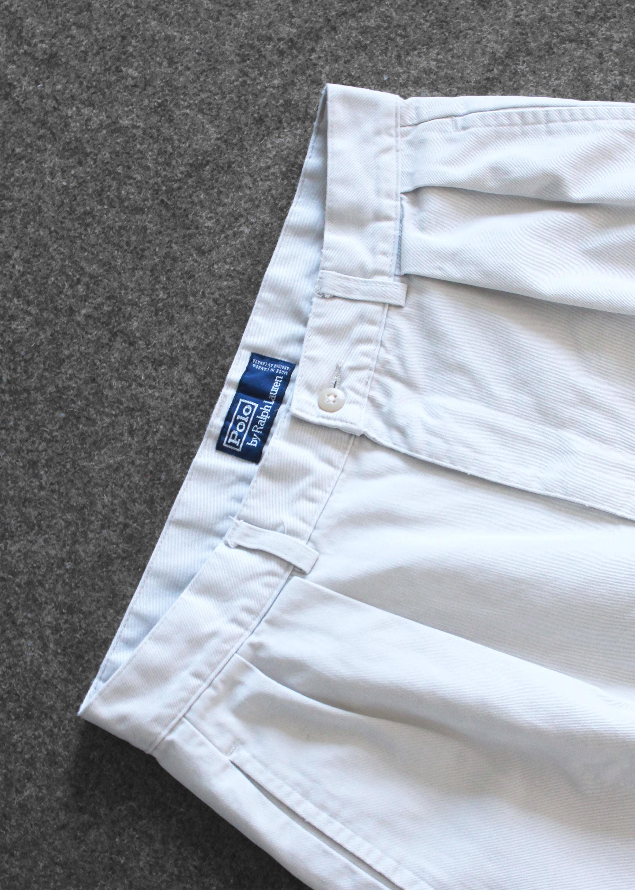 Vintage Ralph Lauren Pleated Chinos - Etsy