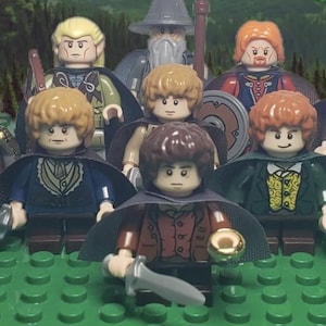 New LEGO Lord Of The Rings Fellowship of the Ring FULL SET 9 Minifigs + Sauron
