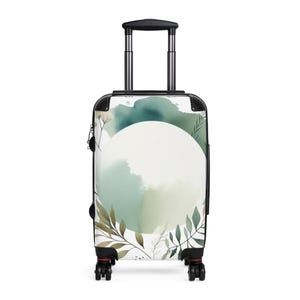 Stylish Floral Suitcase for Travel Enthusiasts, Luggage for Vacation, Personalized Travel Bag, Unique Gift for Travelers, Adventure Ready