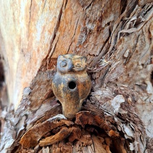 Ceremonial Owl Pendant Ocarina