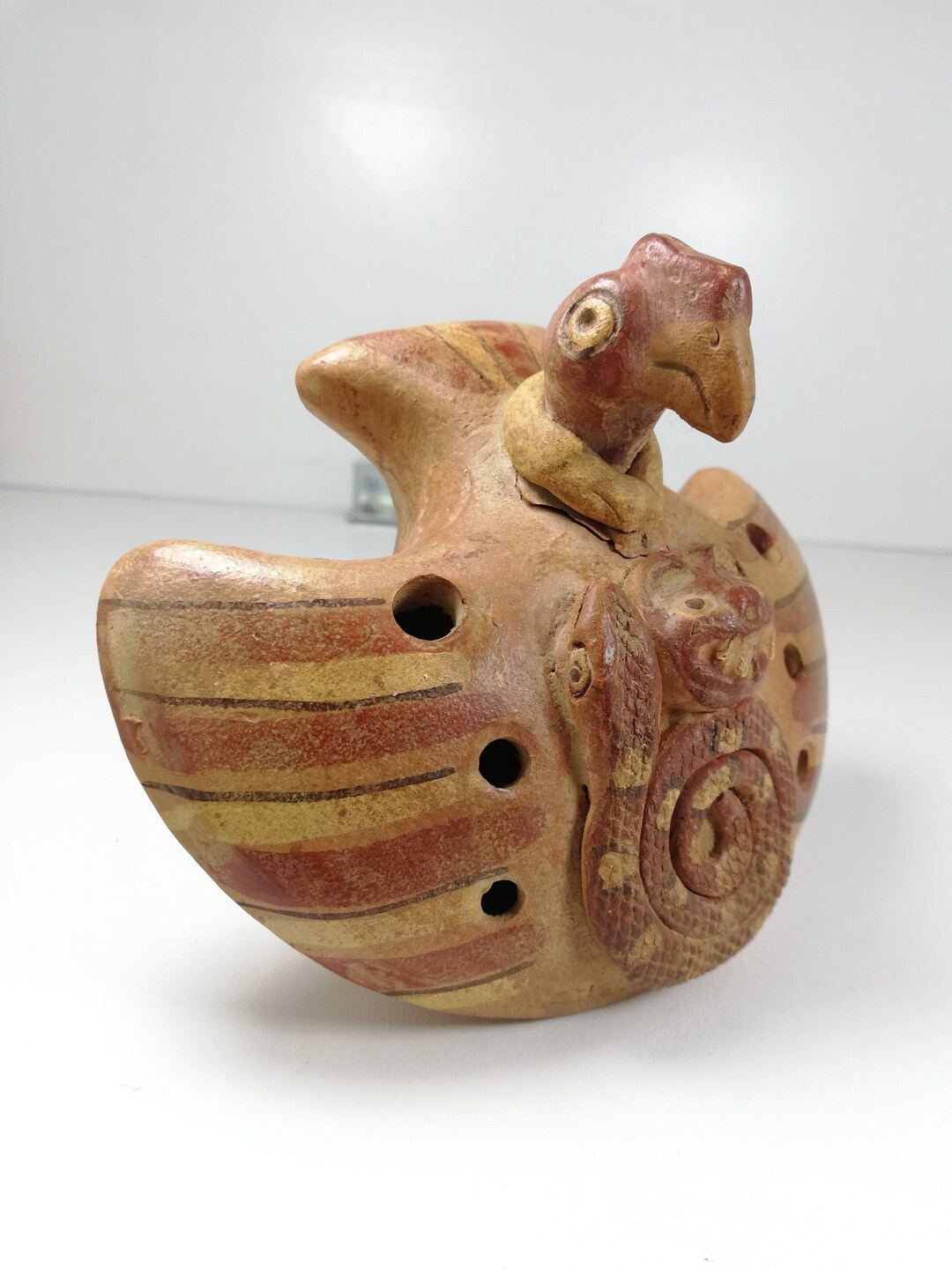 Peruvian Andean Ocarina - Collectible Wind Instrument Made of Clay - Etsy