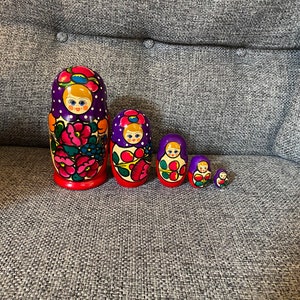 Russian Nesting Dolls, Set of 5