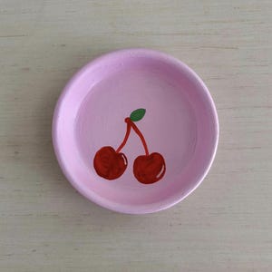 Cherry Ceramic Ring/Trinket Dish