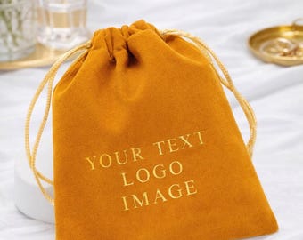 50 pcs Custom Logo Jewelry Pouch