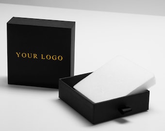 50pcs Custom Logo Jewelry Gift Box