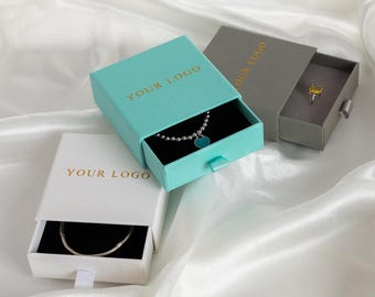 50pcs Custom Jewelry Boxes with Logo