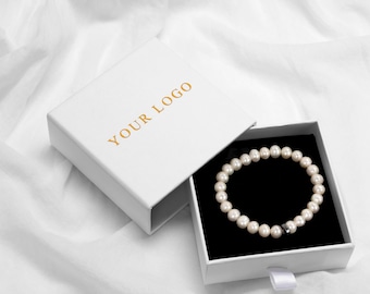 50pcs Personalized Jewelry Gift Boxes with Logo