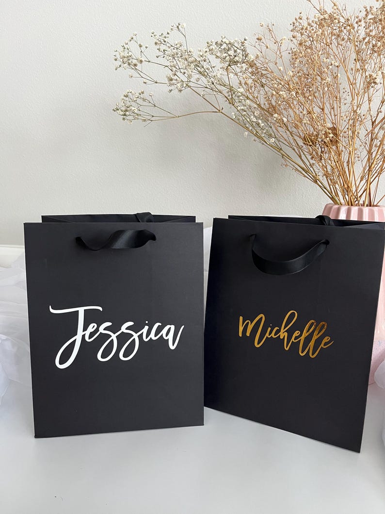 custom gift bags, personalized gift bags, luxury gift bags, wedding gift bags, bridesmaid gift bags, personalized bridesmaid gift bags, bachelorette party bag, bridal party gift bag, thank you gift bags, elegant gift bag, custom bag gift, bulk gift bags, bulk custom gift bags, business gift bags, custom gift bag sets, mini custom gift bag, baby shower gift bag, bridal shower gift bag, birthday gift bag, graduation gift bag, anniversary gift bag, small business logo gift bags,