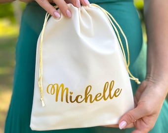 Personalized Velvet Drawstring Bag, Velvet Pouches, Wedding Favor, Jewelry Gift Bags, Custom Text Mini Bags, Custom Text Drawstring Bag