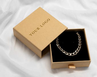 Jewelry Packaging Custom Logo Box 50 pcs