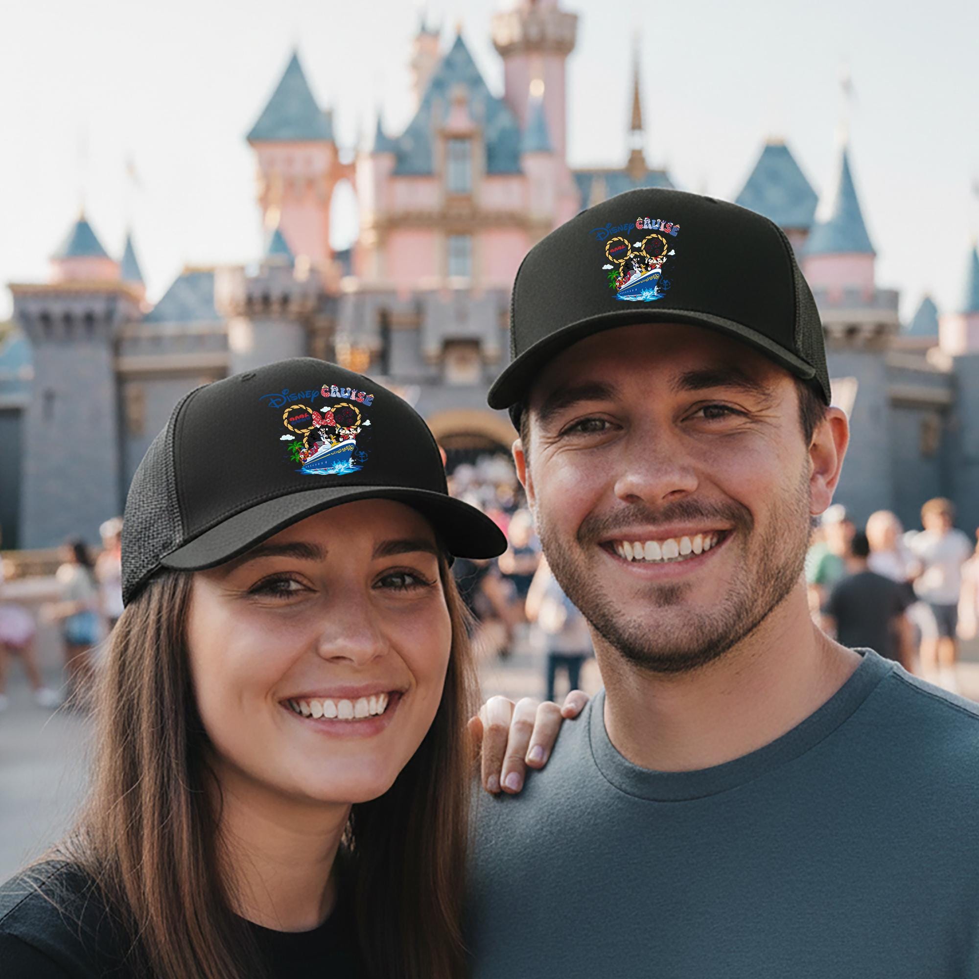 Disney Cruise 2026 Caps, Disney Couple Trip Hats, Sailor Mickey and ...