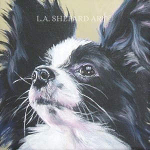 Heavenly Life（天ノ国） - パピヨン犬 No.4】アートポスター 犬