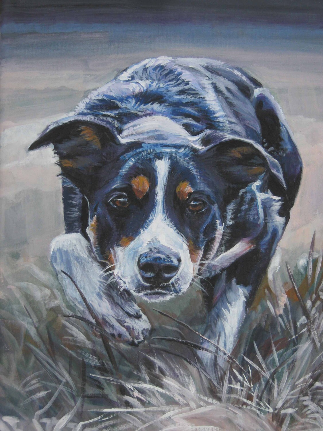border-collie-dog-dog-art-canvas-print-of-la-shepard-painting-etsy