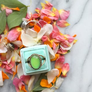Echte Stimmung Ring Schmuck Farbwechsel Messing Oval Stimmungsring Sinn Geschenk Retro Ring Handmade in den USA