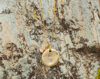 SEMICOLON | Dainty Gold Necklace