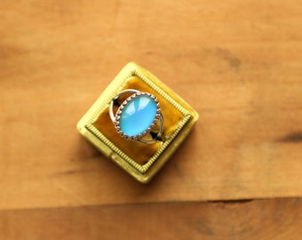 Large Silver Mood Ring| Real Color Changing Festival Jewelry