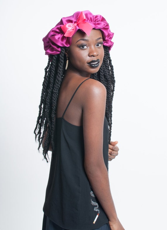 Natural Hair Sleep Bonnet Silk Headscarf Bonnet For Braids Etsy