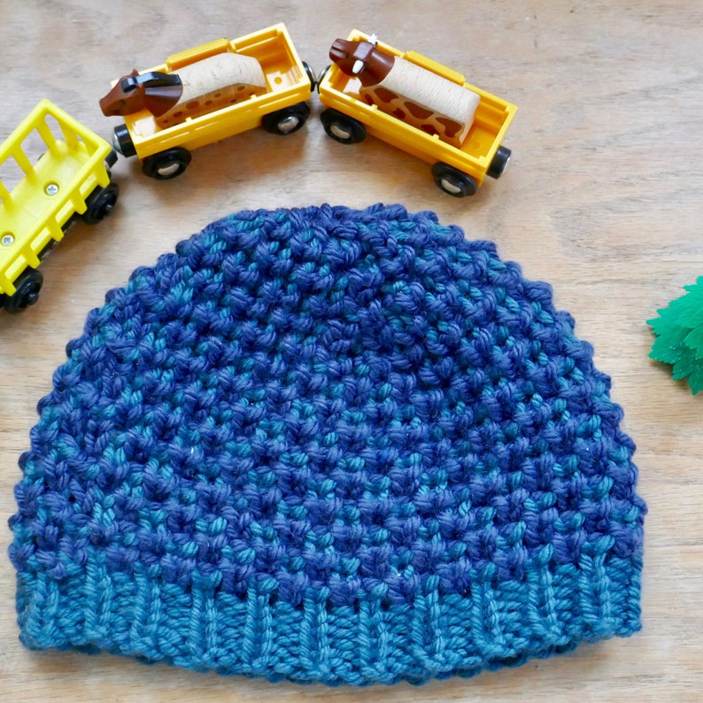 Knit Hat Pattern, PDF Instant Download Knitting Pattern, Cozy Knit Hat