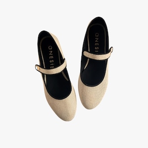 BALLERINA FLAT SHOES  | Cotton ballerina shoes | Handcrafted Greek shoes | Shoes for women | Comfort and stylish ballerinas
