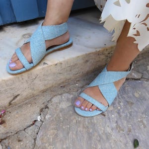 ARIA SANDALS | Flat Sandals | Raffia Sandals| Straw Sandals | Summer Style | Shoes for women | Gift yourself | Vegan Shoes