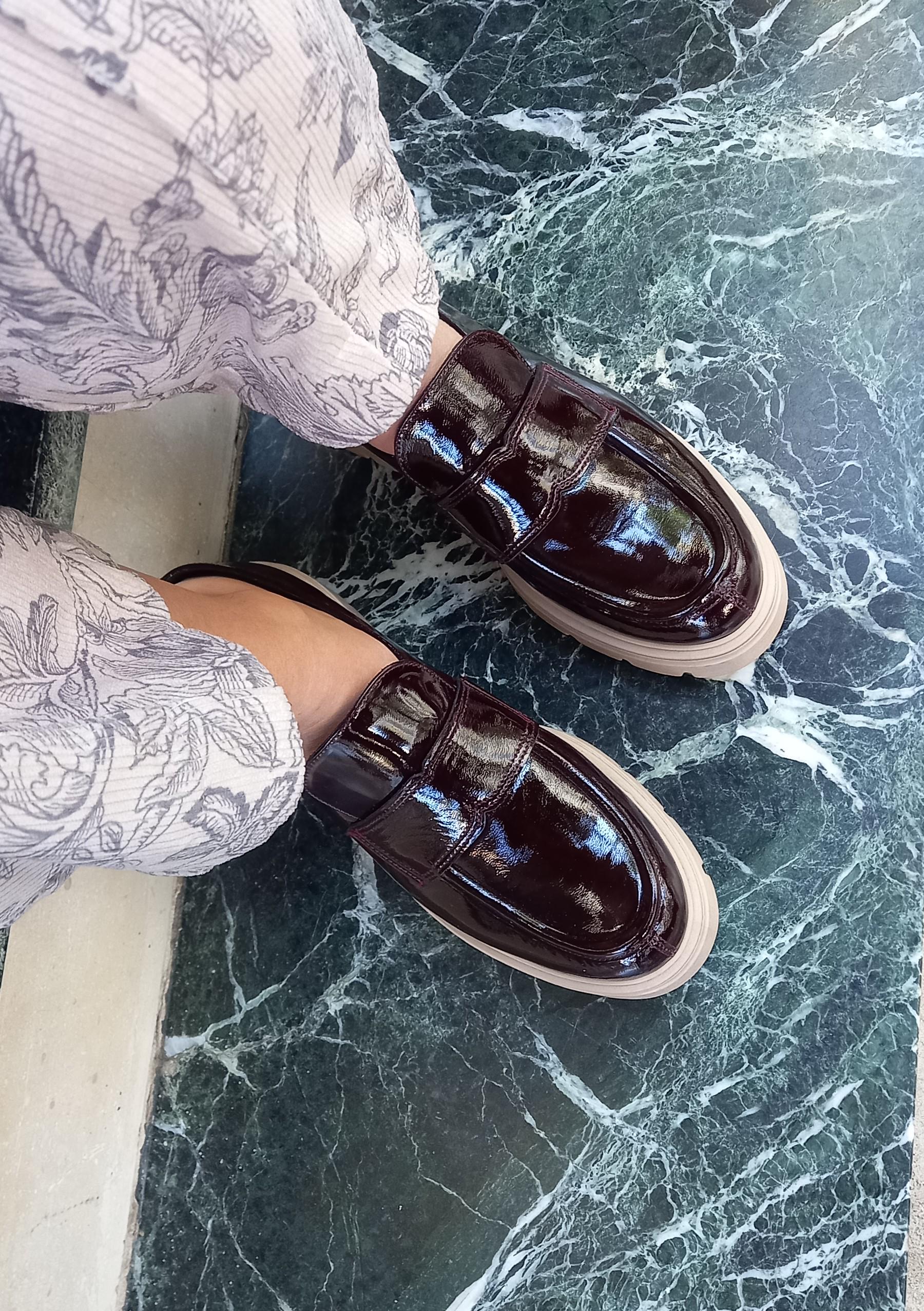 LEATHER MOCASSINS | Handcrafted in Greece | Shoes for women | Chunky shoes | Office style |