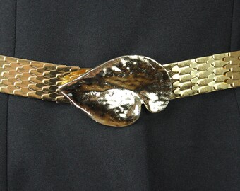 Zara Leaf Stretch Belt Size 28” NWOT All Item Prices Include  display picture 3