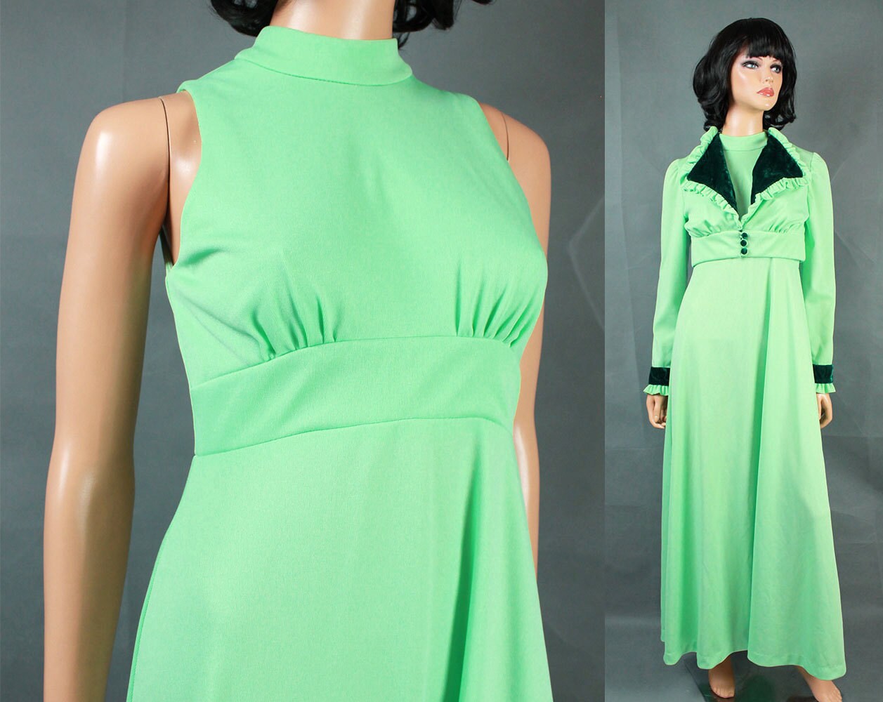 mint green bolero jacket