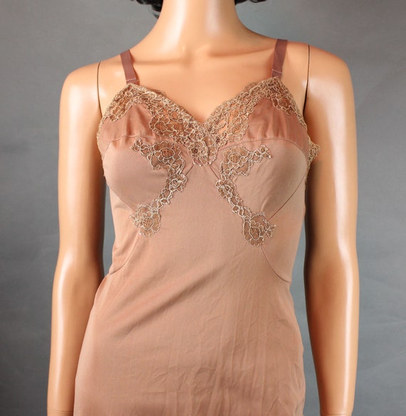 Vintage Full Slip 32 Short 60s Gossard Artemis Li… - image 2