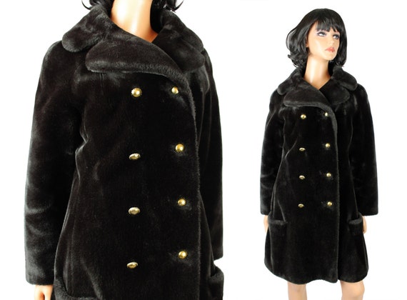 Dark Brown Borgazia Faux Seal Fur 