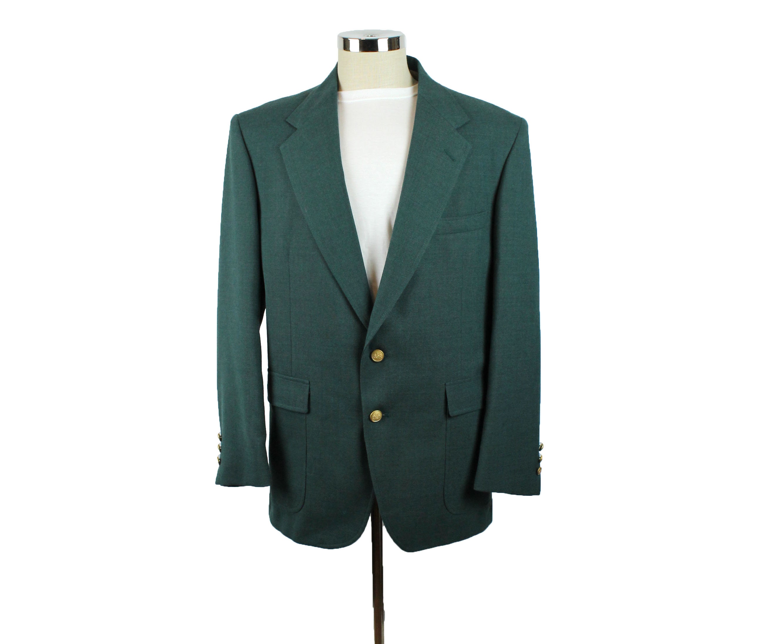 Vintage Blazer Blue Gold 